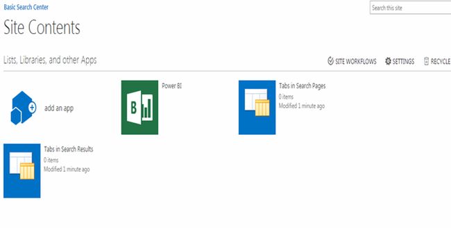 Site Contents in sharepoint